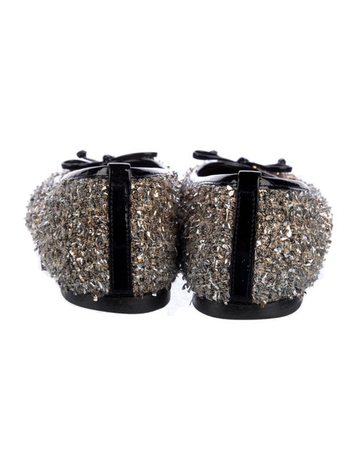 L.K. Bennett Tweed Pattern Ballet Flats