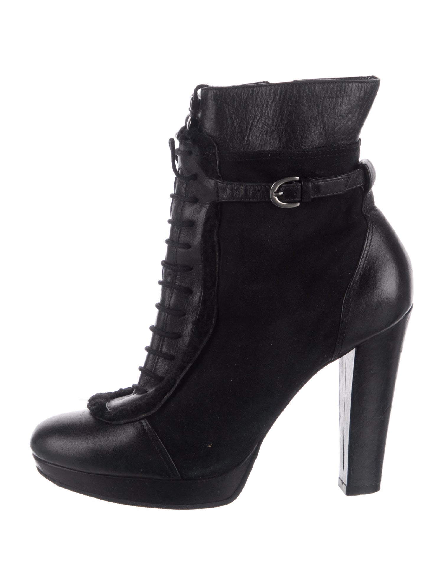 L.K. Bennett Suede Lace-Up Boots