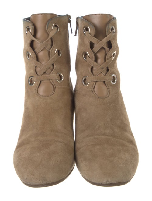L.K. Bennett Suede Lace-Up Boots