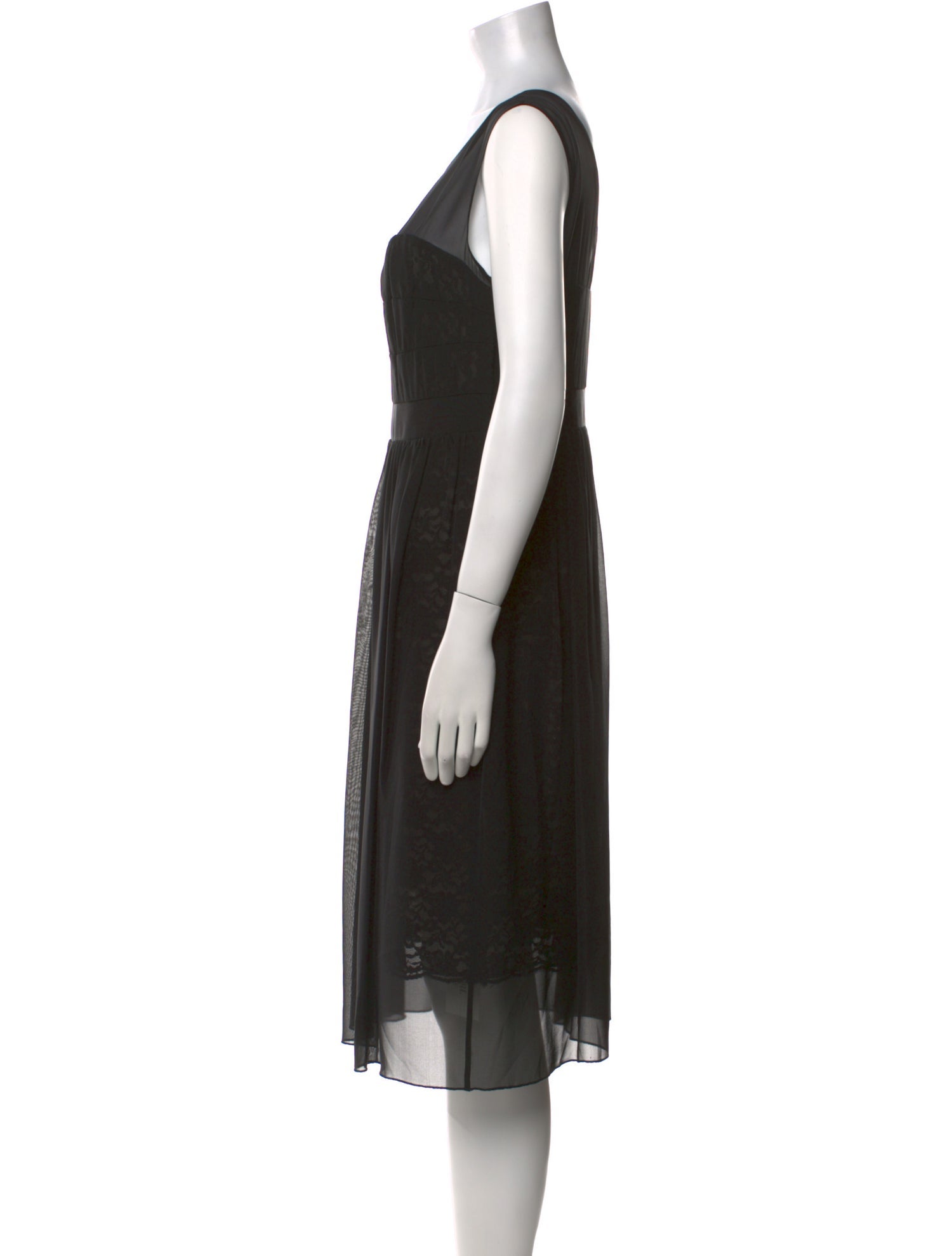 L.K. Bennett Silk Midi Length Dress