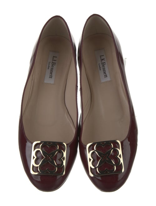 L.K. Bennett Patent Leather Ballet Flats