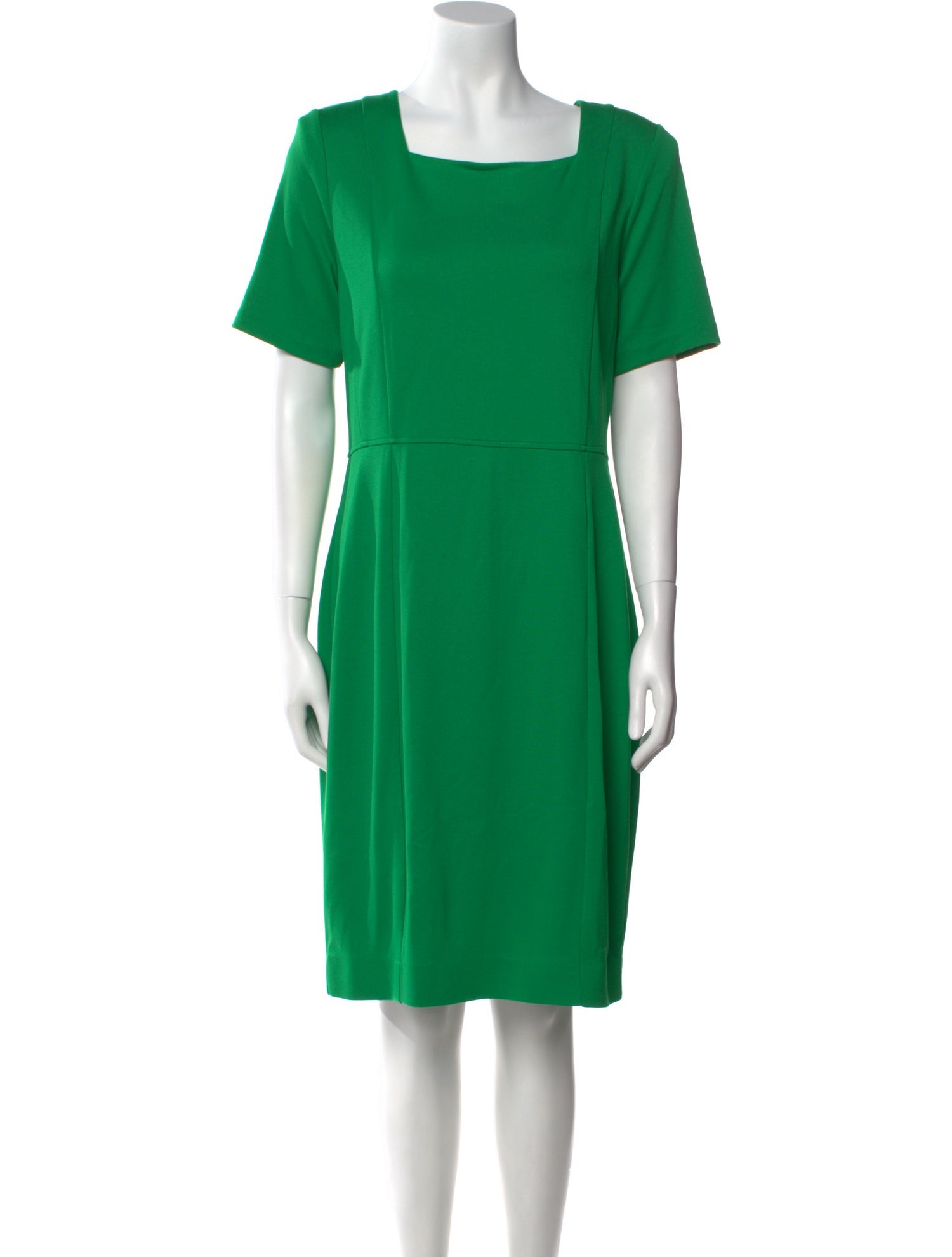 L.K. Bennett Square Neckline Knee-Length Dress