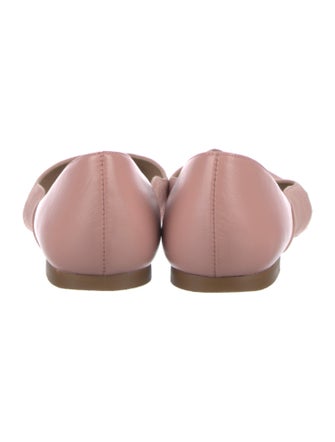 L.K. Bennett Suede D'Orsay Flats