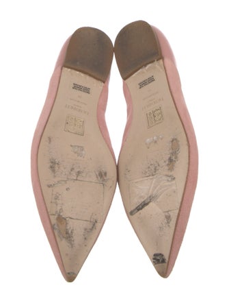 L.K. Bennett Suede D'Orsay Flats