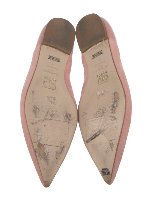 L.K. Bennett Suede D'Orsay Flats