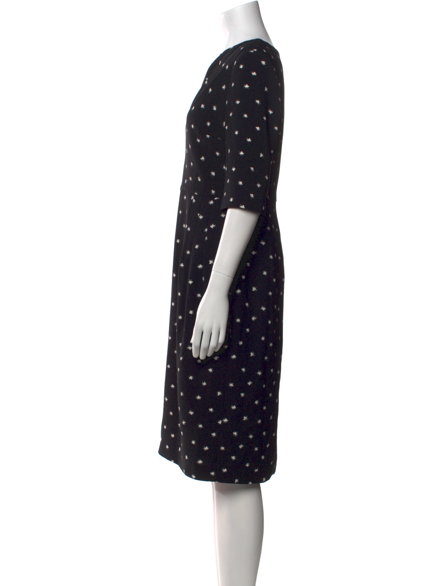 L.K. Bennett Printed Knee-Length Dress