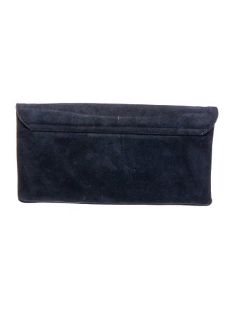 L.K. Bennett Suede Clutch