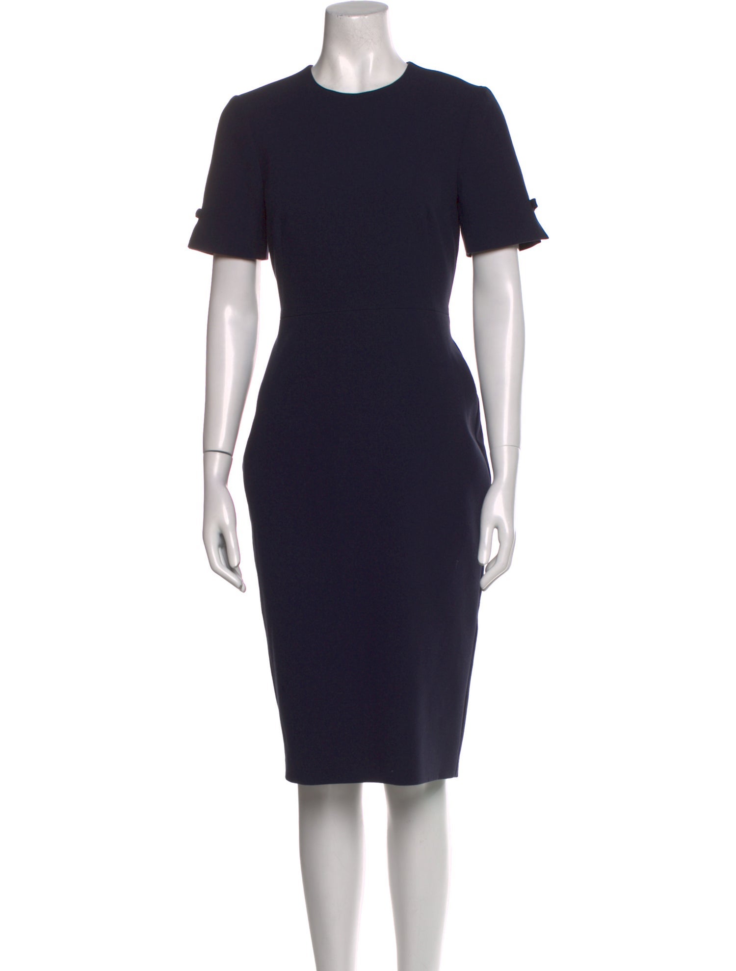 L.K. Bennett Crew Neck Midi Length Dress