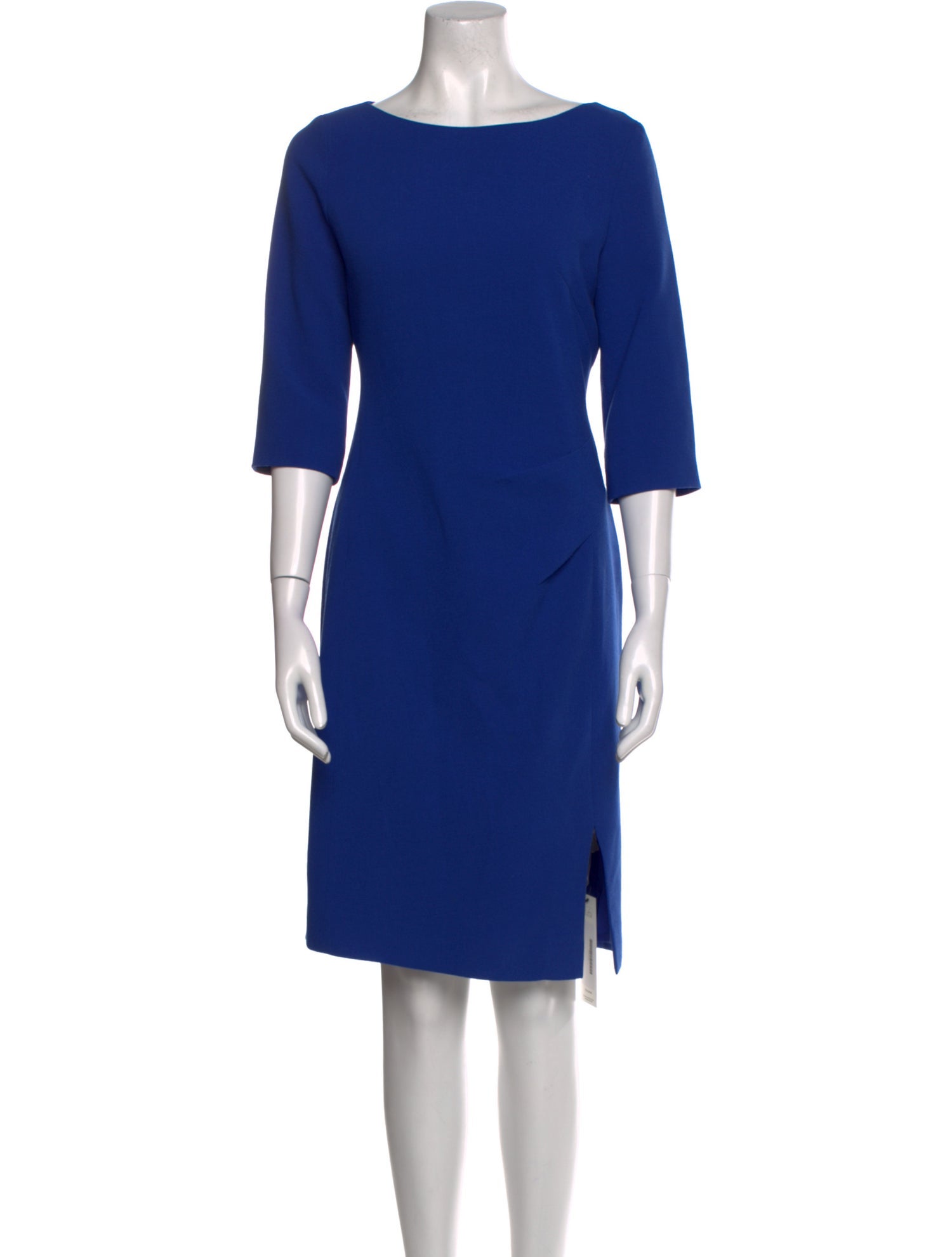 L.K. Bennett Bateau Neckline Knee-Length Dress