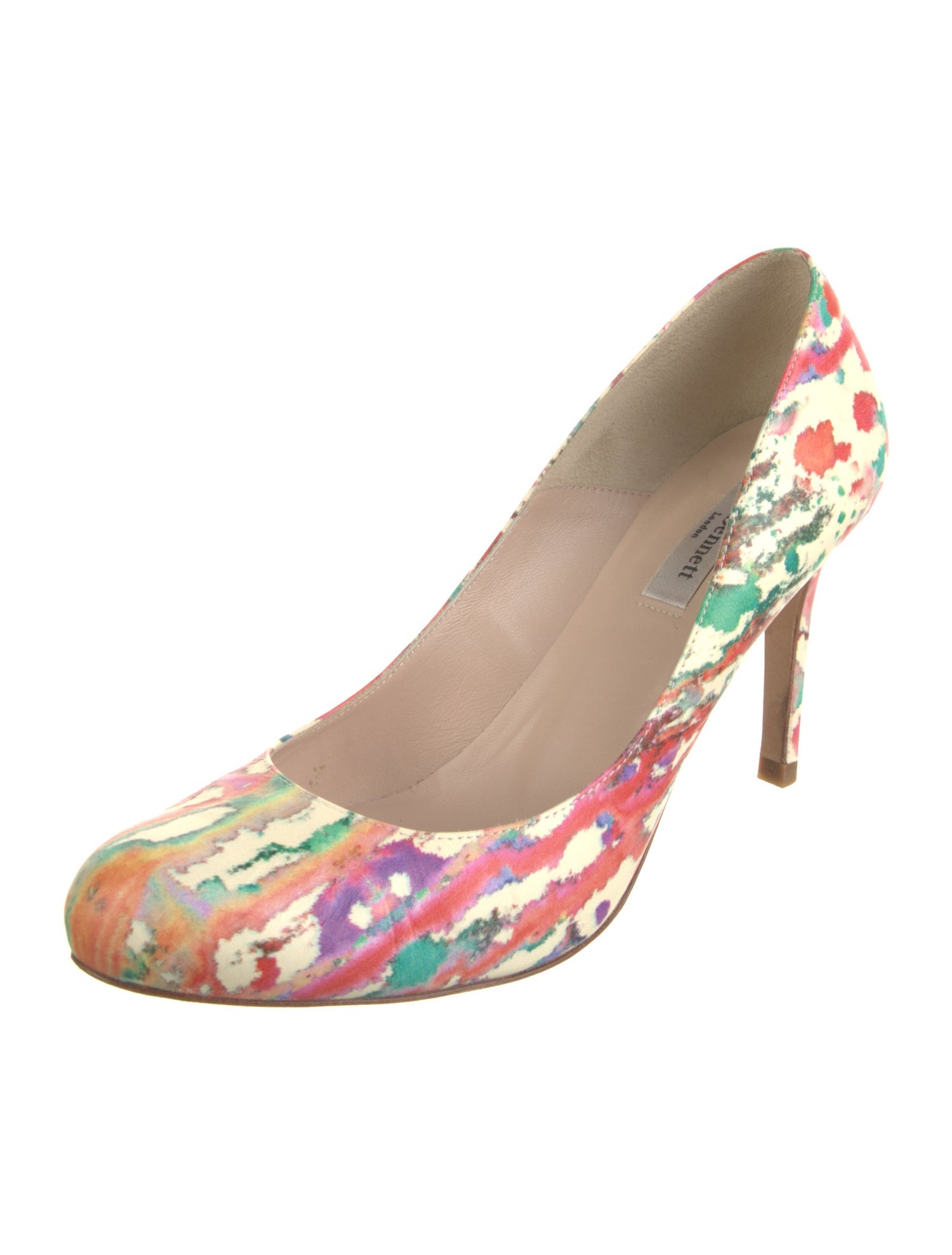 L.K. Bennett Leather Printed Pumps