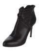 L.K. Bennett Leather Ruffle Embellishment Boots