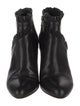 L.K. Bennett Leather Ruffle Embellishment Boots
