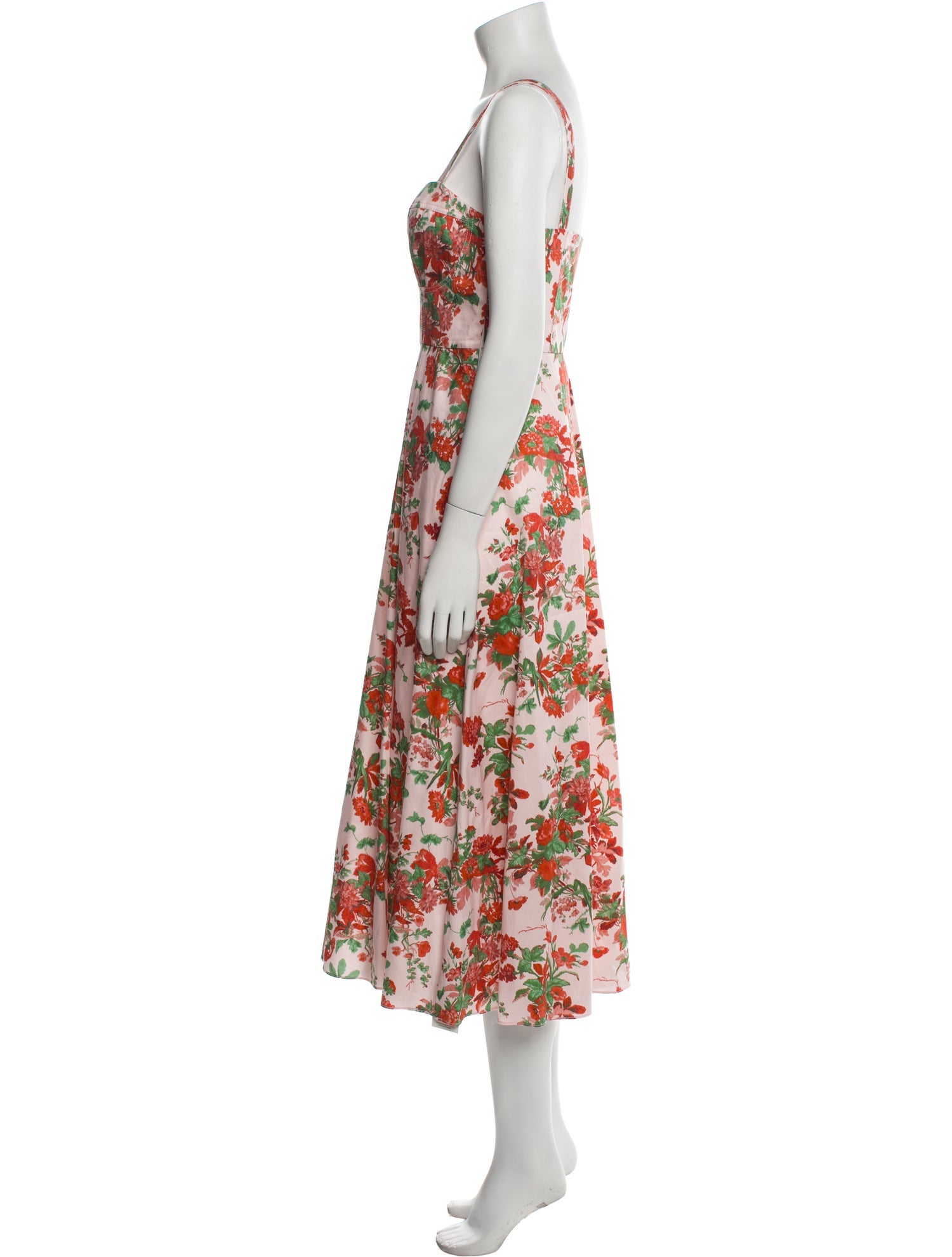 L.K. Bennett Floral Print Long Dress