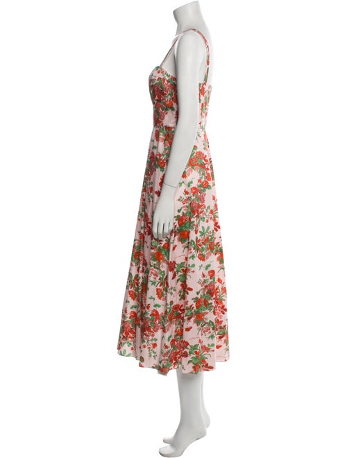 L.K. Bennett Floral Print Long Dress