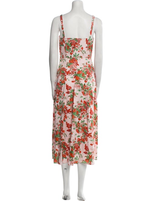 L.K. Bennett Floral Print Long Dress