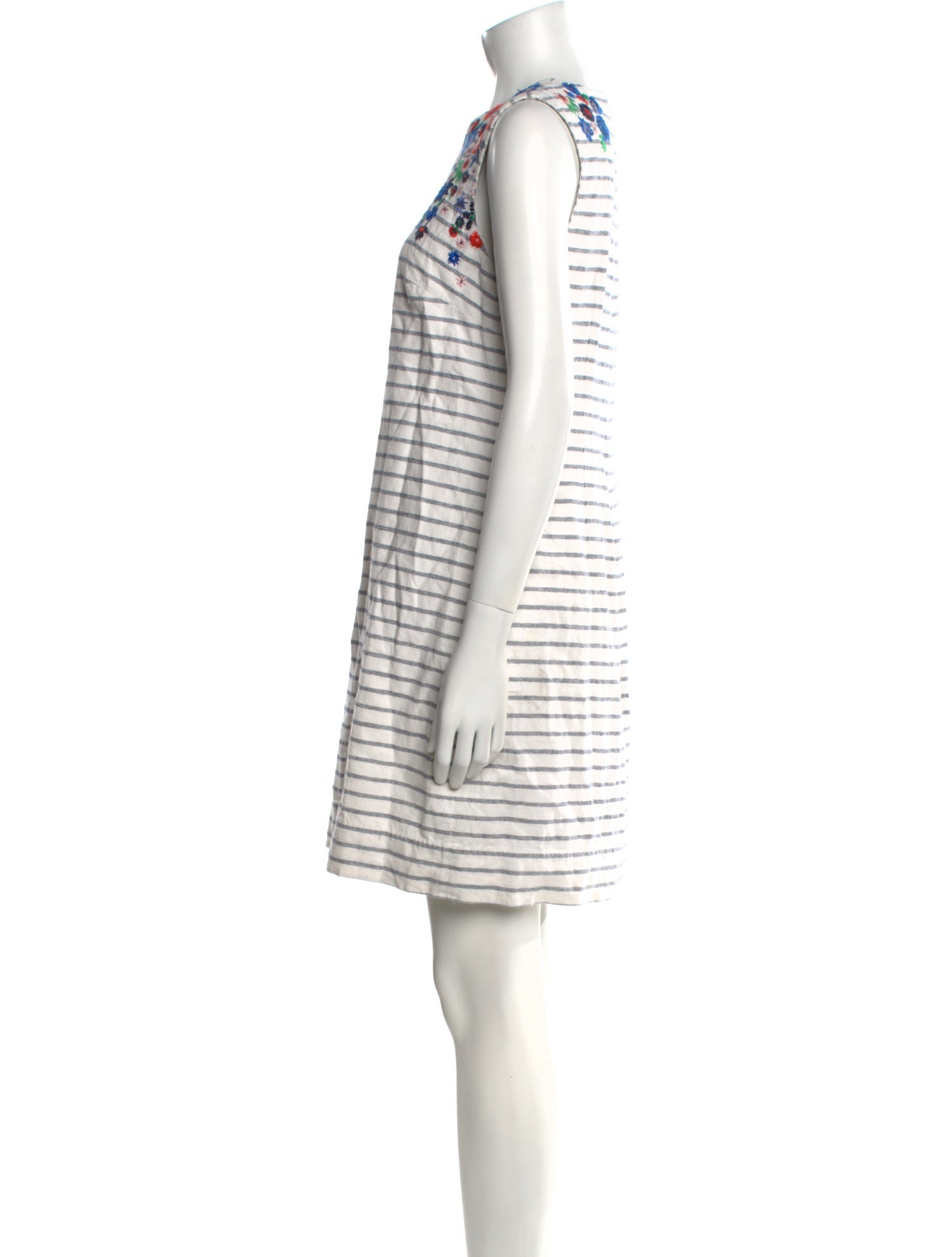 L.K. Bennett Striped Mini Dress