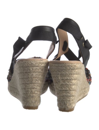 L.K. Bennett Tweed Pattern Slingback Pumps