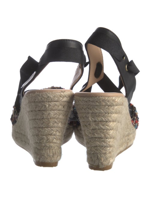 L.K. Bennett Tweed Pattern Slingback Pumps