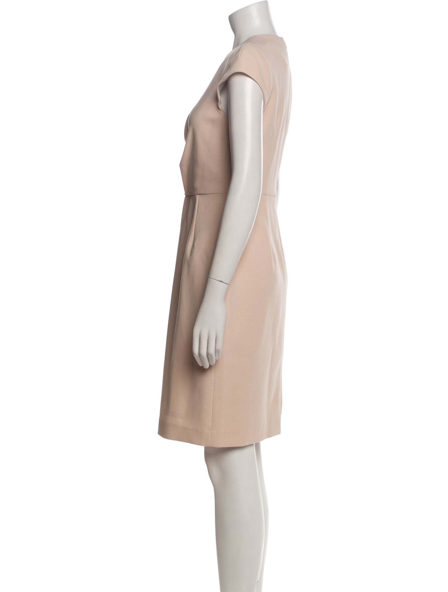 L.K. Bennett V-Neck Knee-Length Dress
