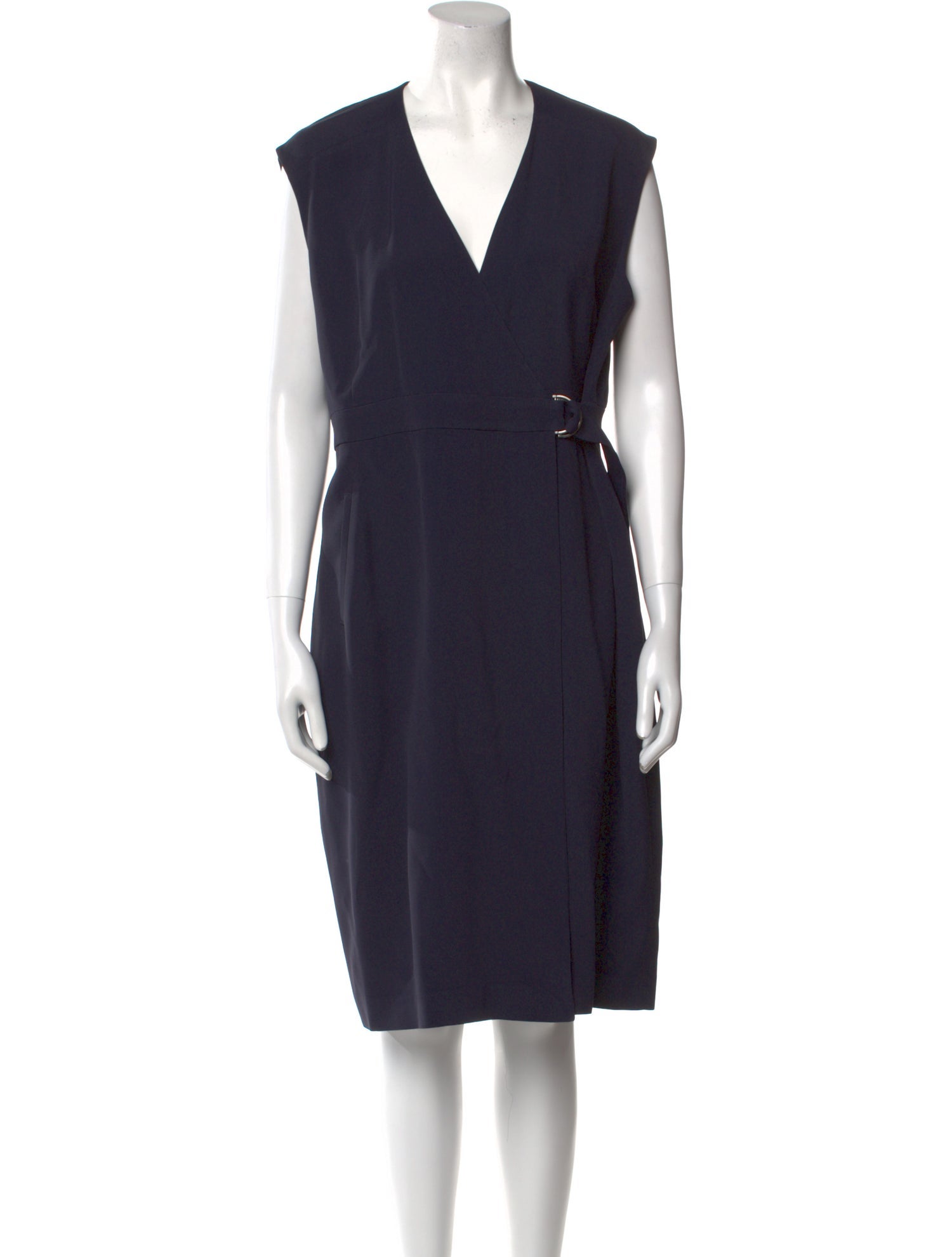 L.K. Bennett V-Neck Knee-Length Dress