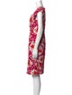 L.K. Bennett Floral Print Knee-Length Dress