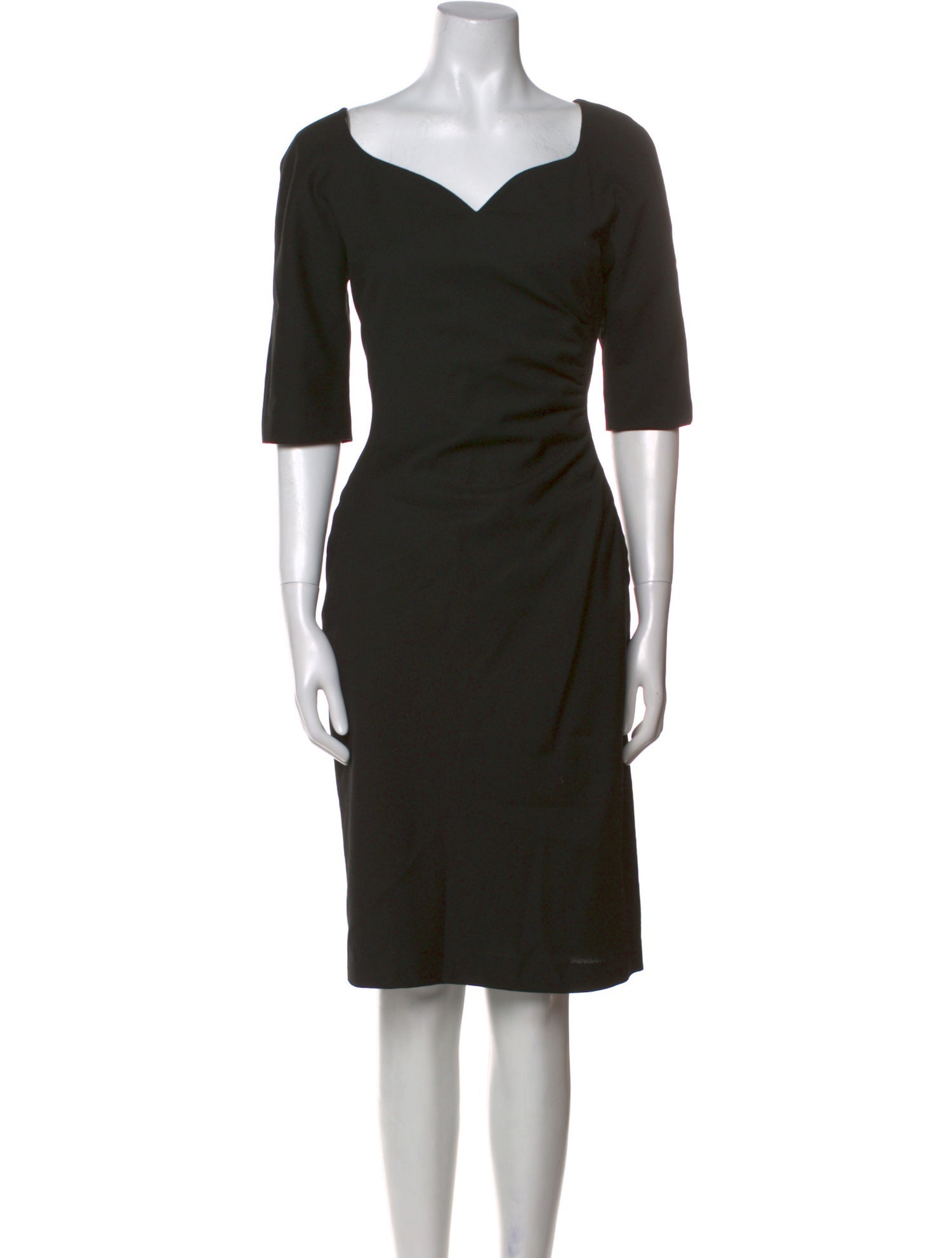 L.K. Bennett V-Neck Knee-Length Dress