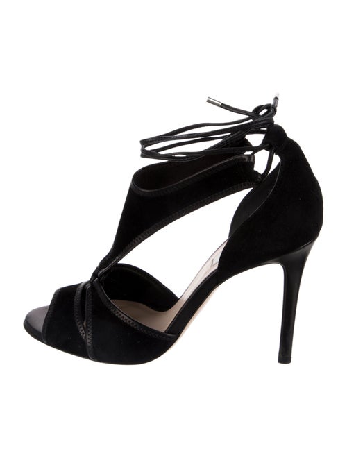 L.K. Bennett Suede T-Strap Pumps