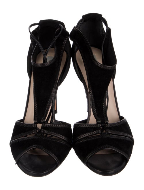 L.K. Bennett Suede T-Strap Pumps