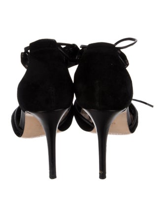 L.K. Bennett Suede T-Strap Pumps