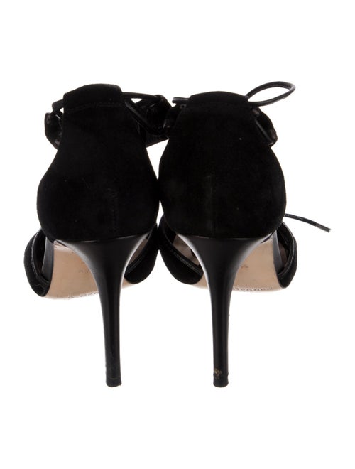 L.K. Bennett Suede T-Strap Pumps