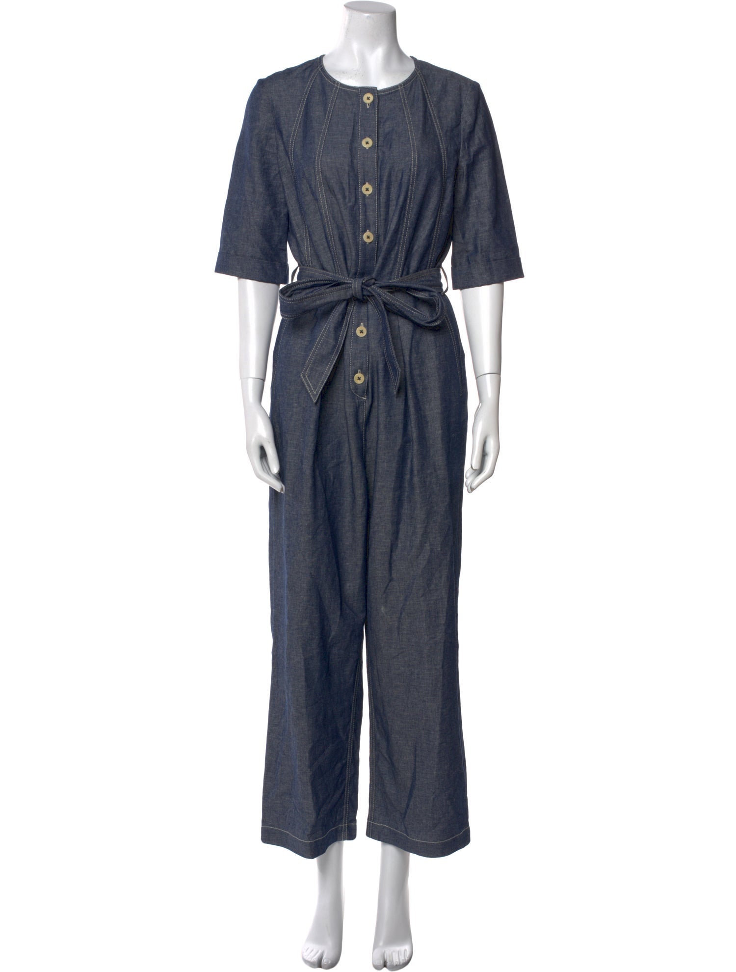 L.K. Bennett Crew Neck Jumpsuit