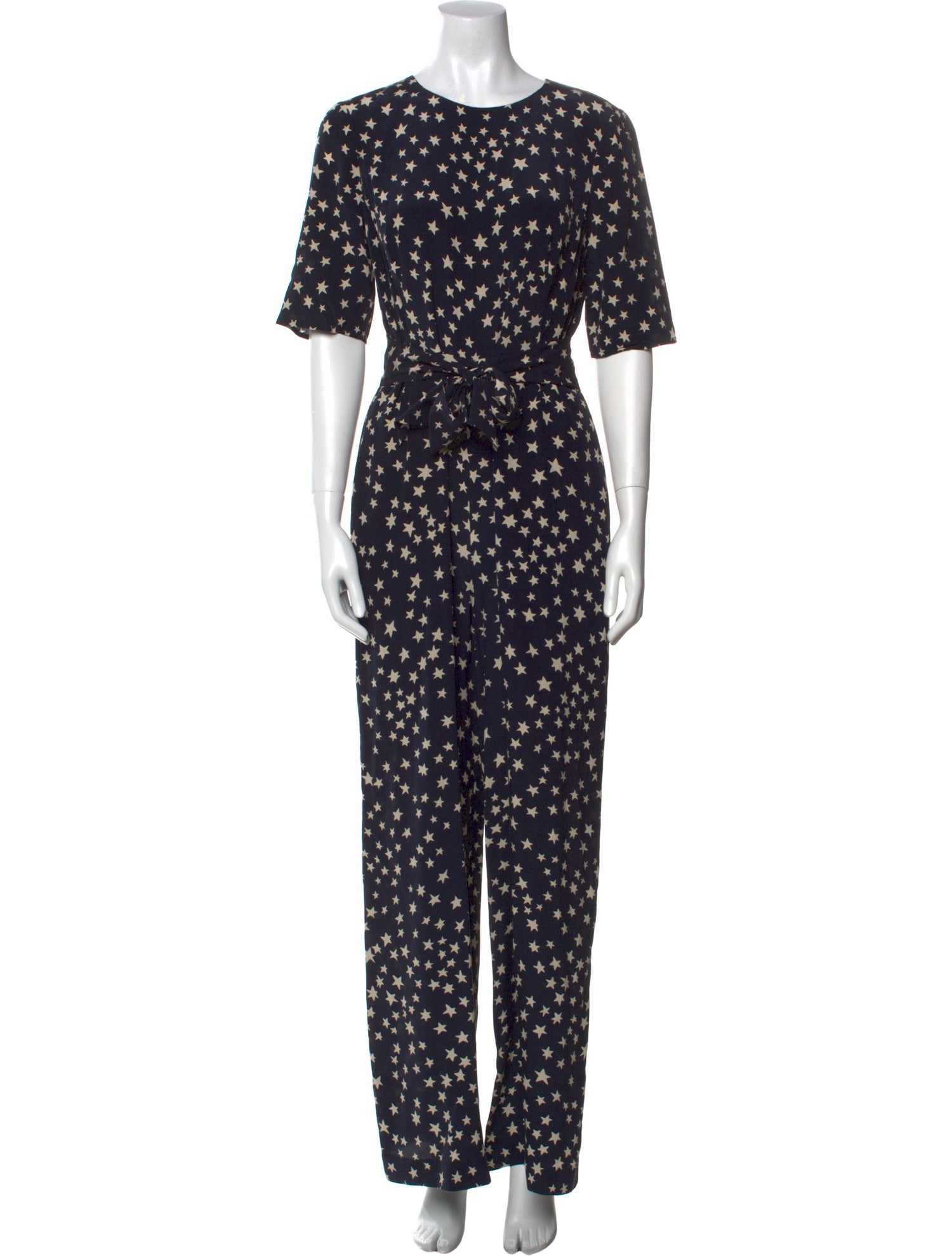 L.K. Bennett Silk Printed Jumpsuit
