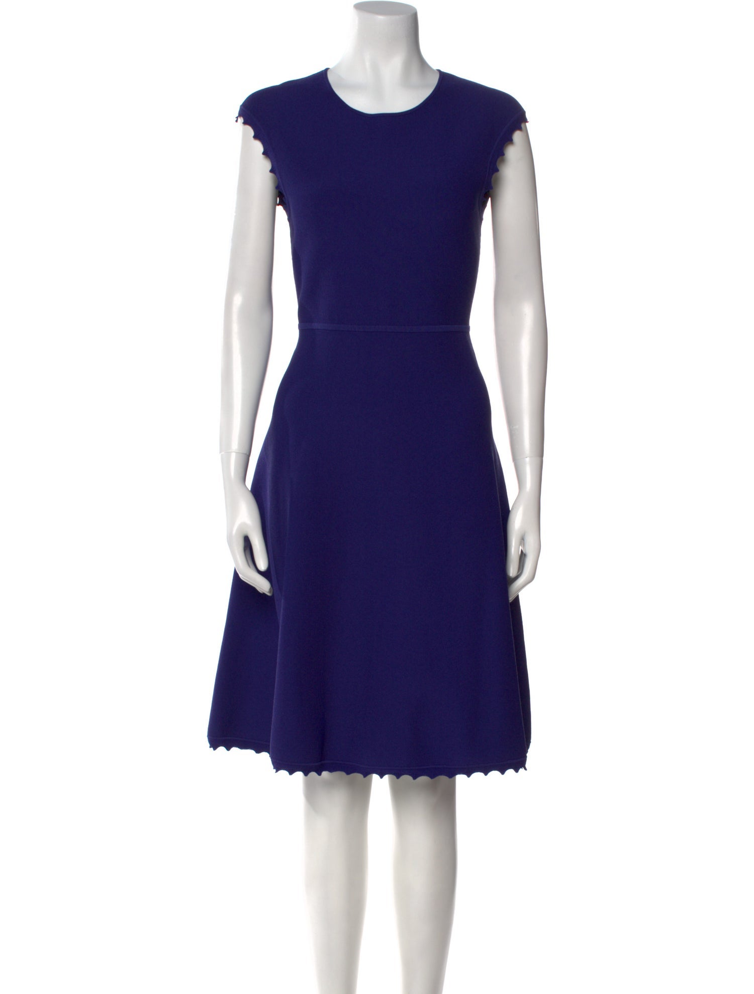 L.K. Bennett Crew Neck Knee-Length Dress