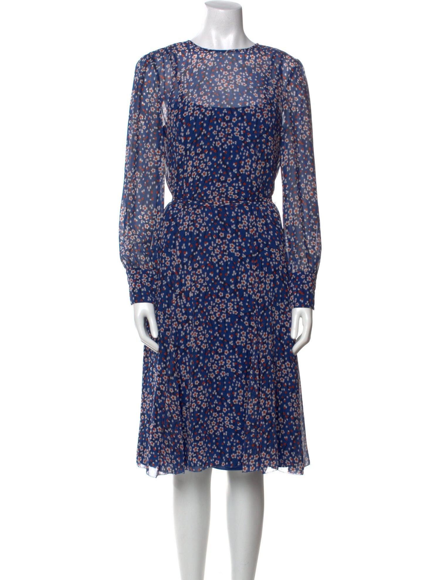 L.K. Bennett Floral Print Midi Length Dress w/ Tags