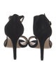 L.K. Bennett Suede T-Strap Pumps