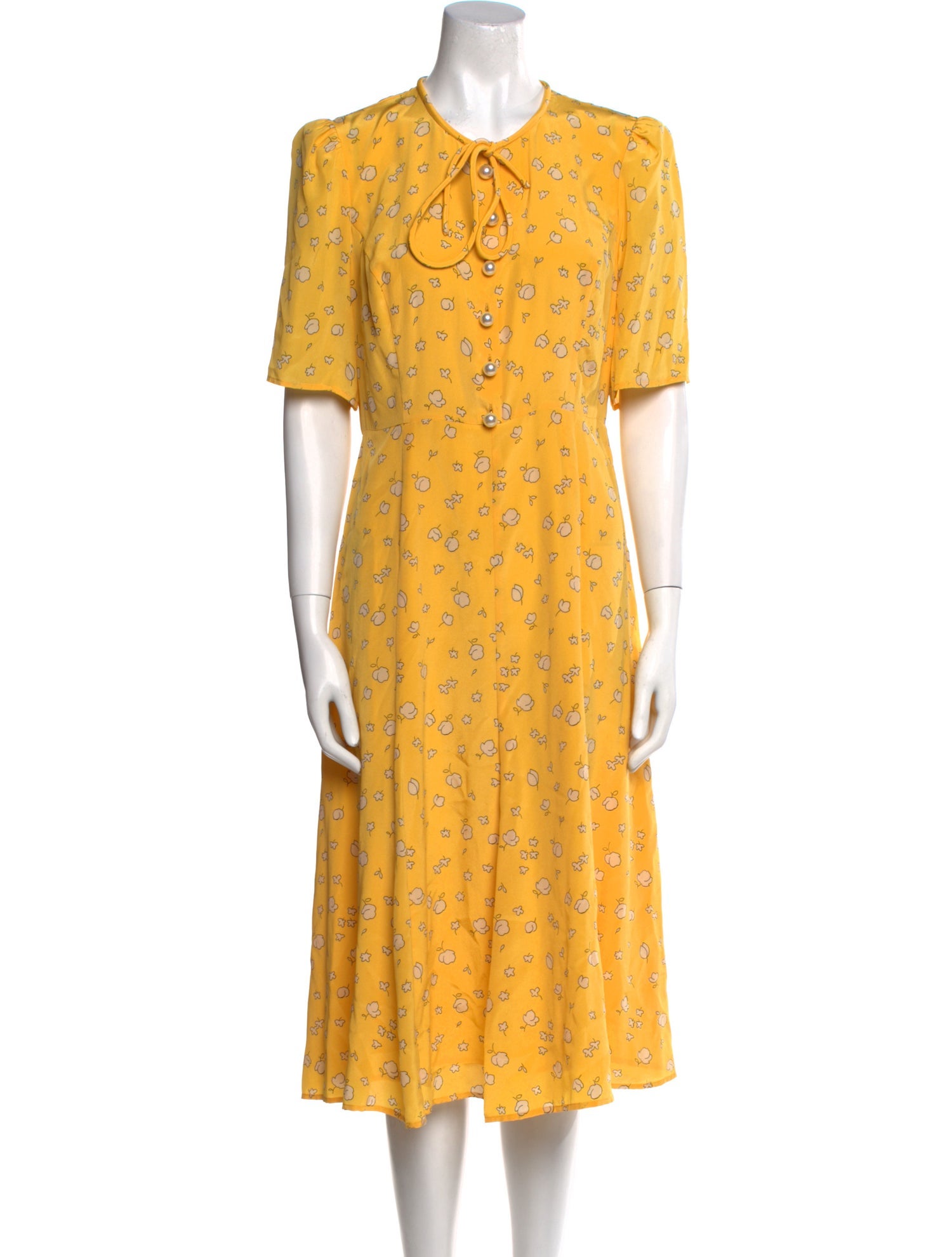 L.K. Bennett Silk Midi Length Dress w/ Tags