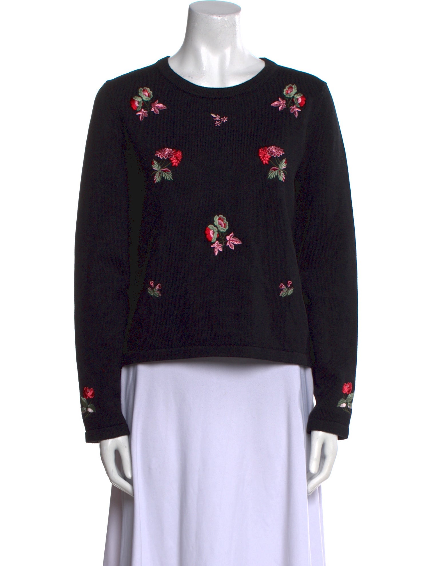 L.K. Bennett Printed Crew Neck Sweater w/ Tags