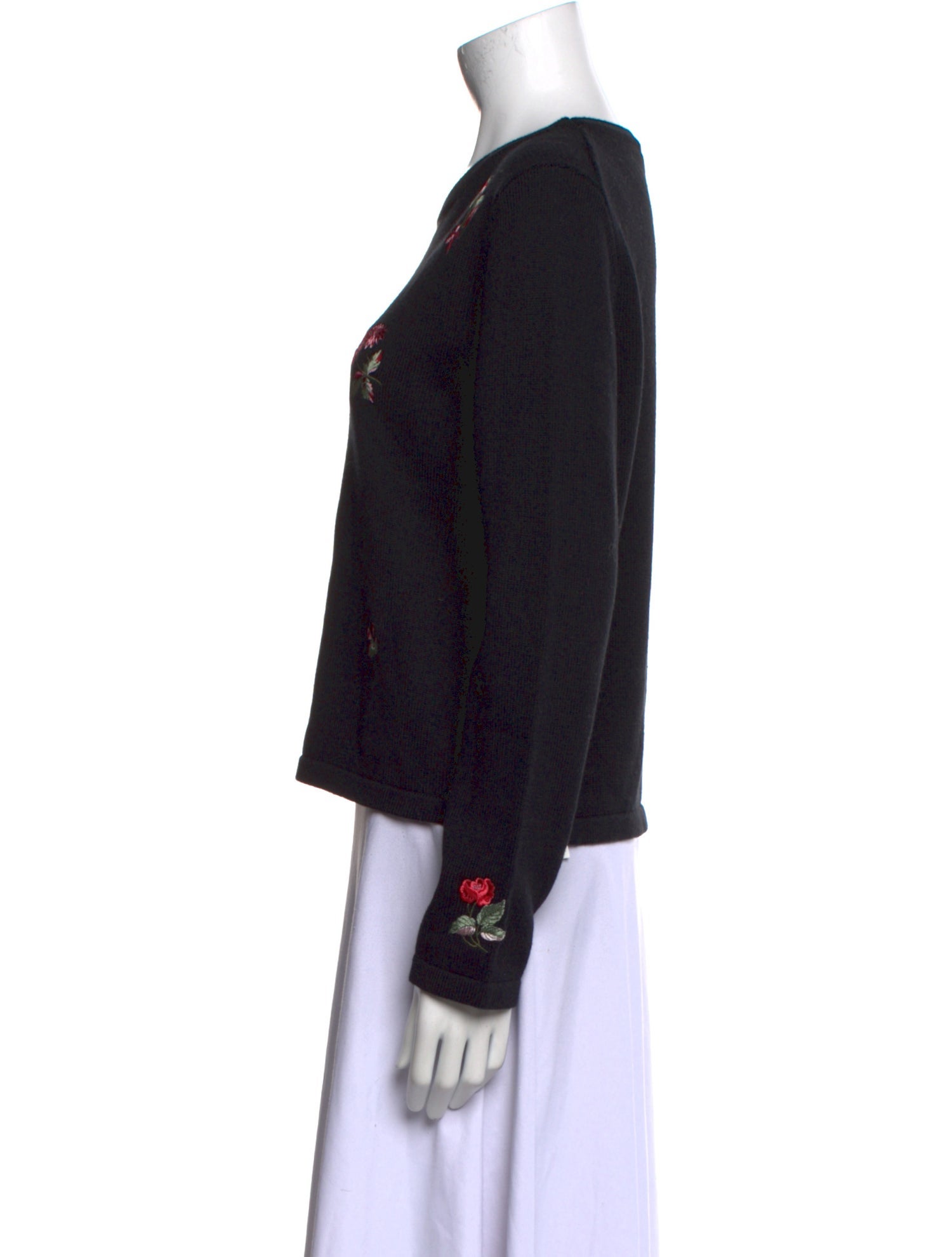 L.K. Bennett Printed Crew Neck Sweater w/ Tags