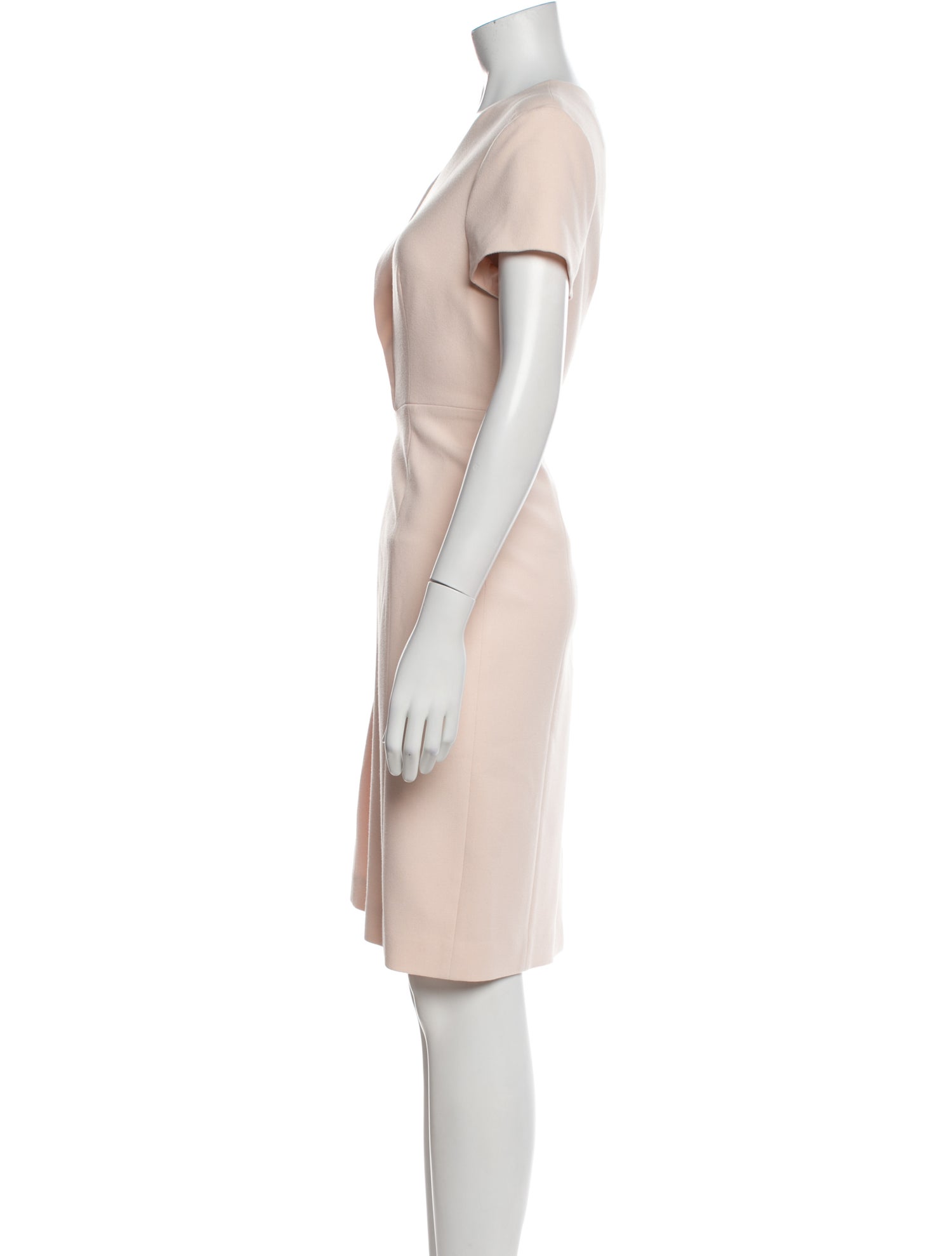 L.K. Bennett V-Neck Knee-Length Dress