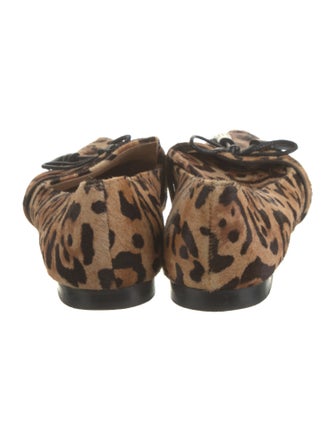 L.K. Bennett Ponyhair Animal Print Loafers