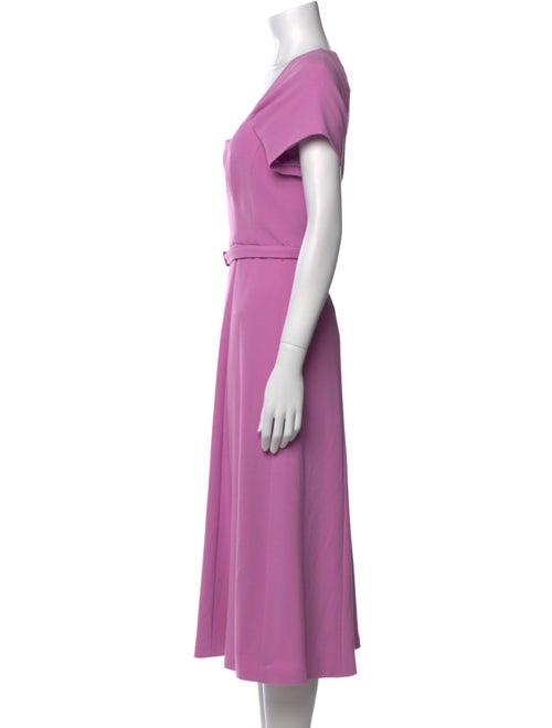 L.K. Bennett Square Neckline Midi Length Dress