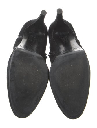 L.K. Bennett Suede Leather Trim Embellishment Boots