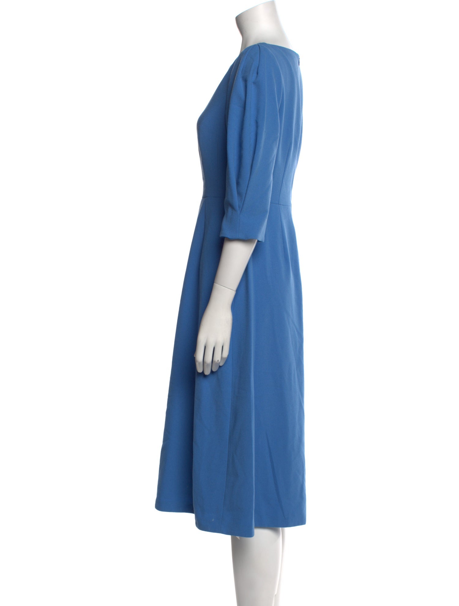 L.K. Bennett Bateau Neckline Midi Length Dress