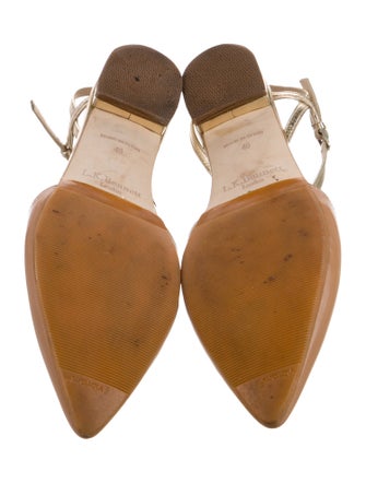 L.K. Bennett Patent Leather Slingback Flats