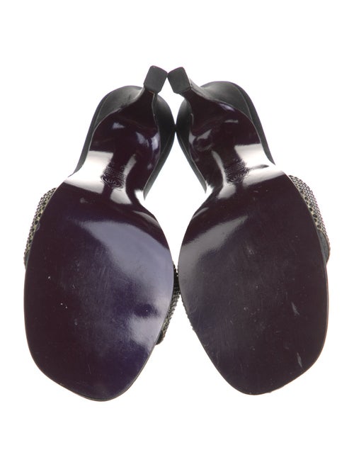 L.K. Bennett Leather Printed Slides