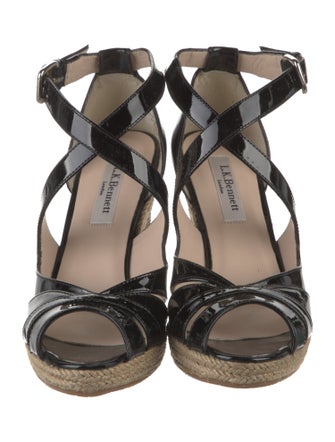 L.K. Bennett Patent Leather Printed Pumps