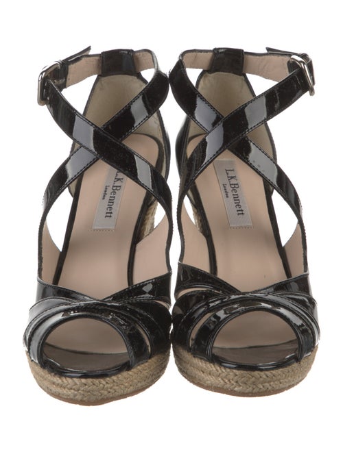 L.K. Bennett Patent Leather Printed Pumps