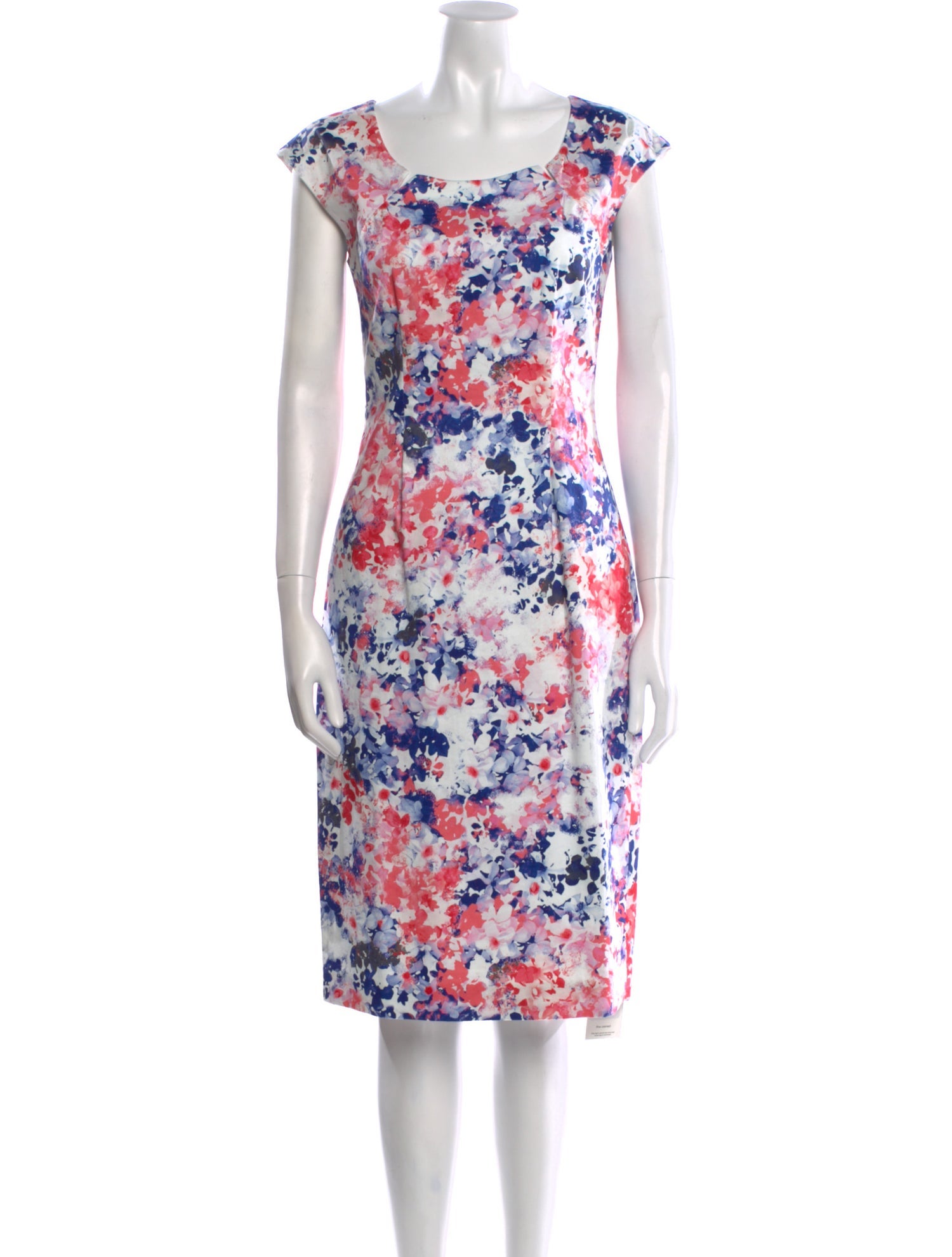 L.K. Bennett Floral Print Knee-Length Dress w/ Tags
