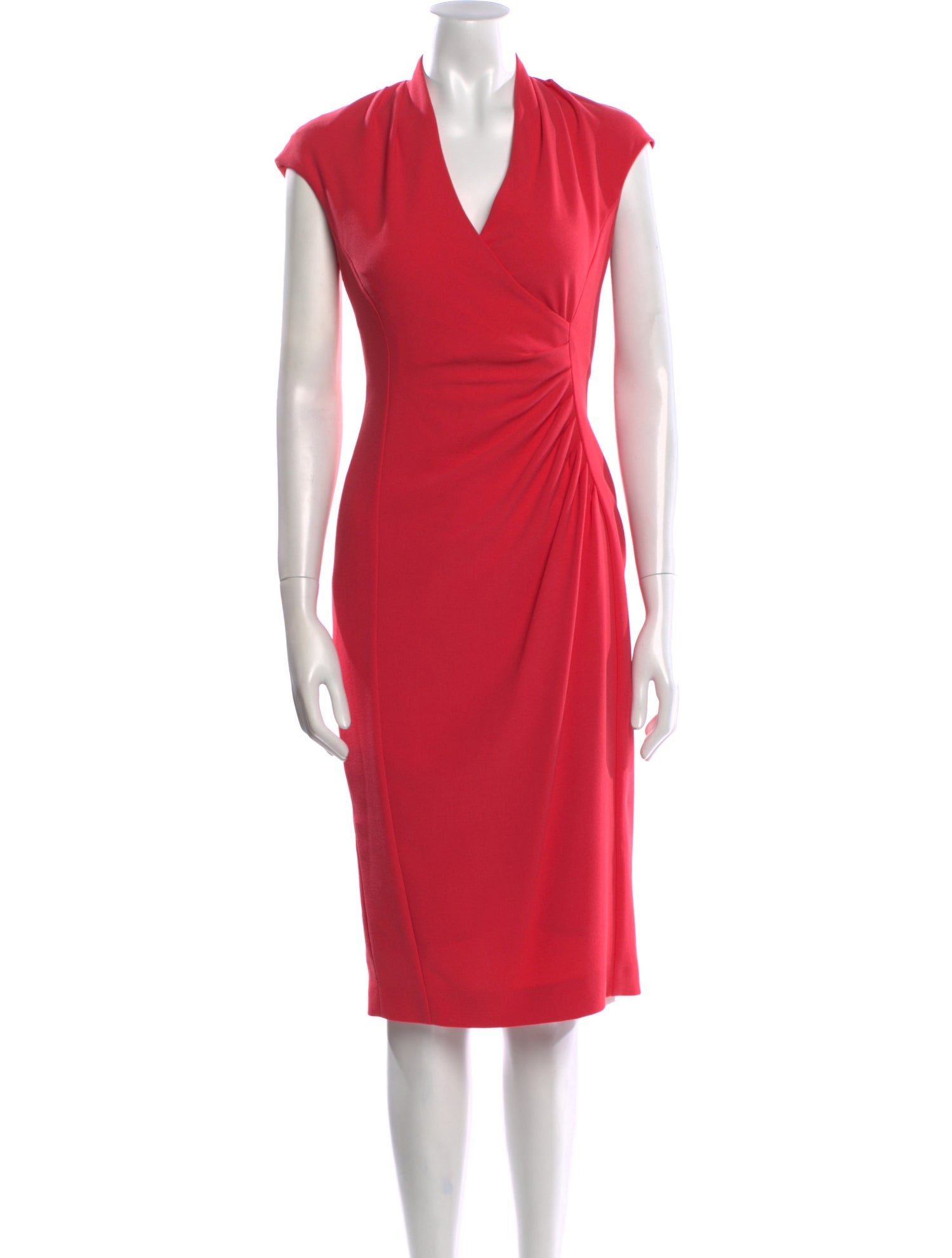 L.K. Bennett V-Neck Knee-Length Dress w/ Tags