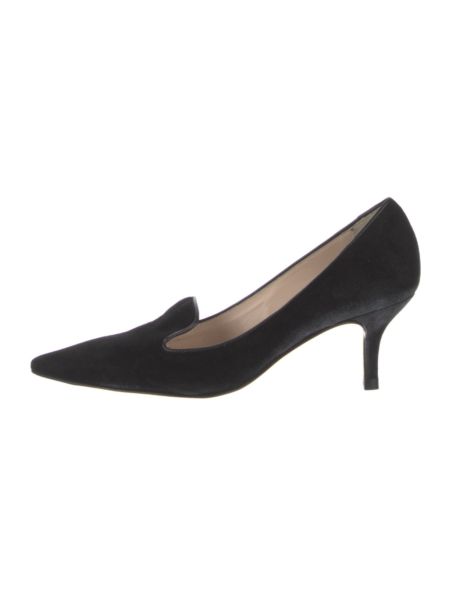 L.K. Bennett Suede Leather Trim Embellishment Pumps
